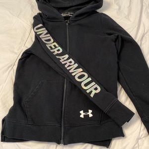 Youth under armour zip up